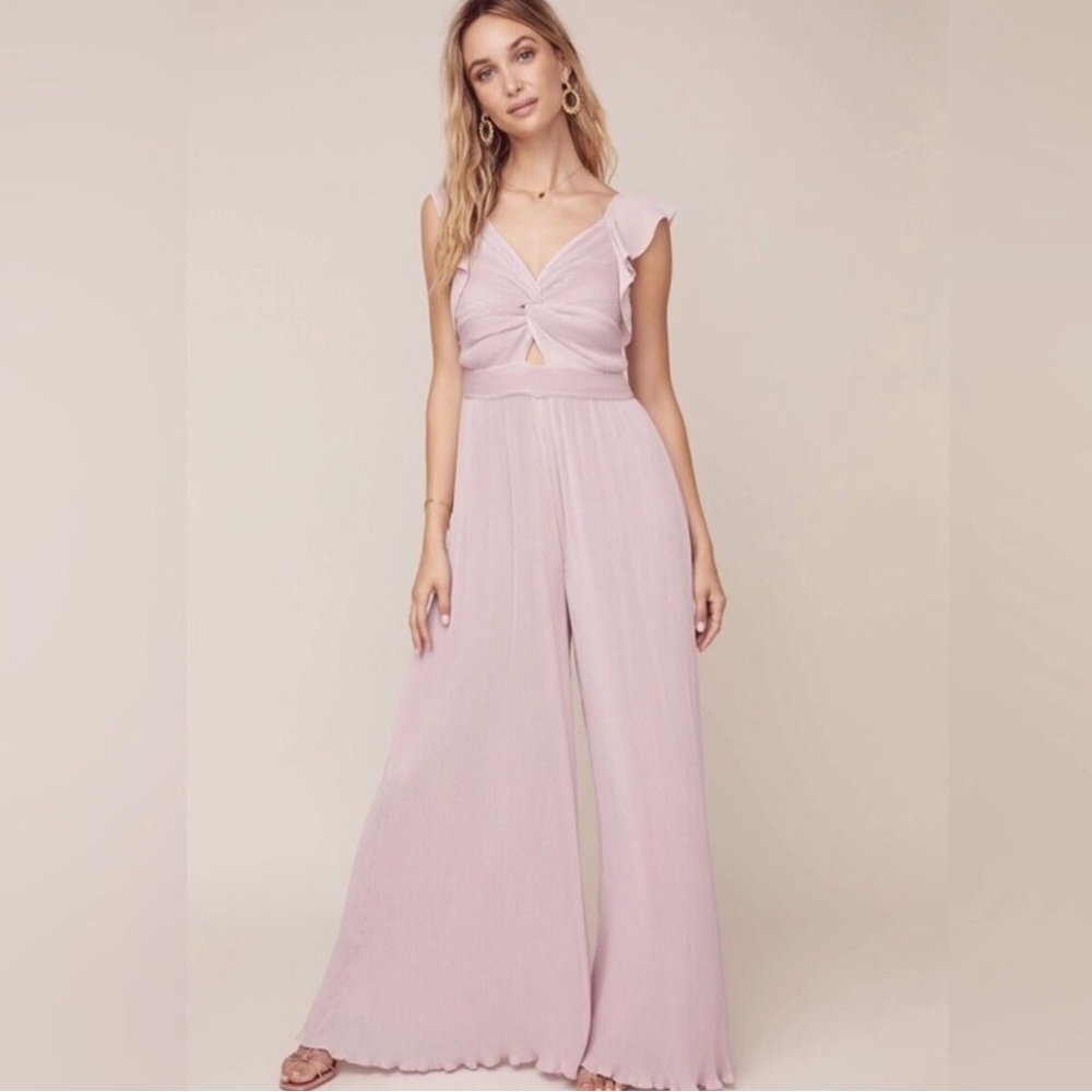 Astr the label pink jumpsuit